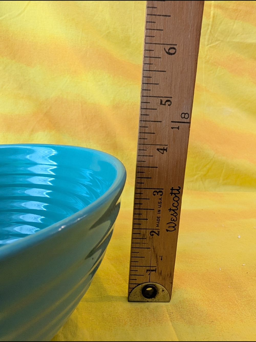 Pioneer Woman Flea Market Ribbed Ceramic Nesting Serving Bowls - Picture 11 of 11